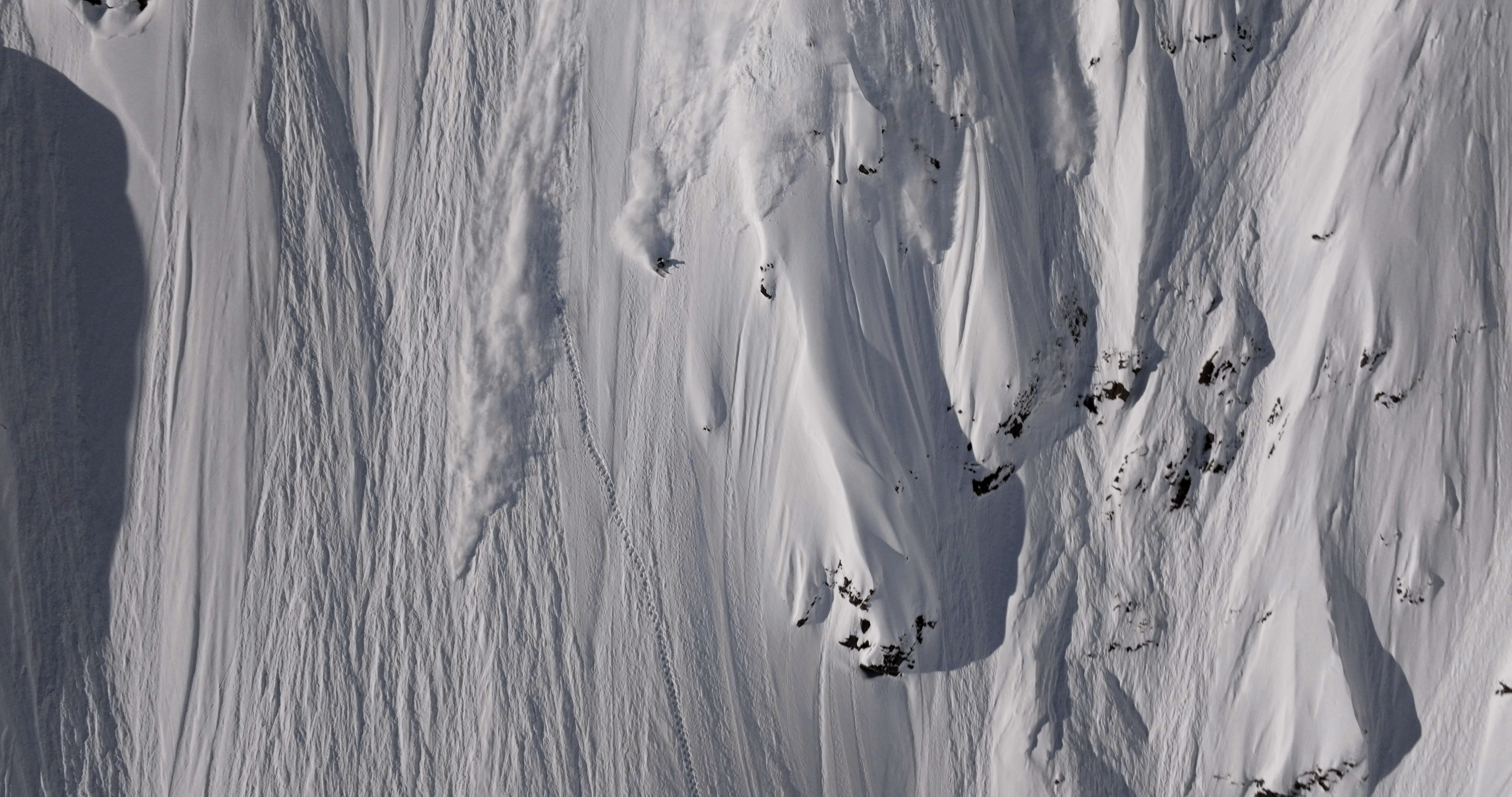 Skikjøringens reneste øyeblikk. Lovisa Rosengren i Lyngen