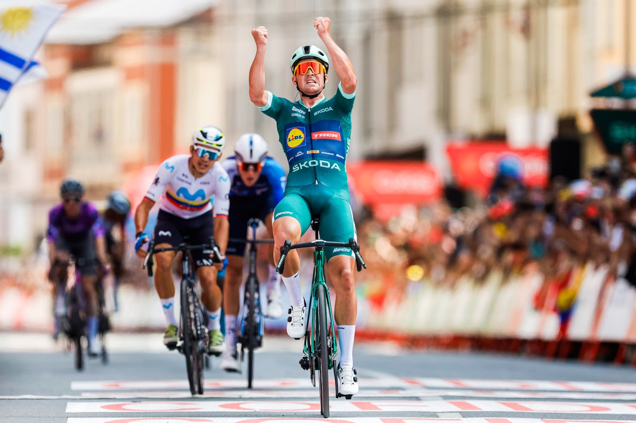 DANSK DYNAMITT: Både Mads Pedersen og Jonas Vingegaard gjør det skarpt i Vuelta a España. Foto: Cor Vos DANSK DYNAMITT: Både Mads Pedersen og Jonas Vingegaard gjør det skarpt i Vuelta a España. Foto: Cor Vos