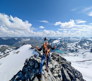 REKORD: Først da Fredrik Sträng innså at han kunne klare ny rekord ble det et tema. Planen var egentlig å bruke ett helt år. Foto: Privat REKORD: Først da Fredrik Sträng innså at han kunne klare ny rekord ble det et tema. Planen var egentlig å bruke ett helt år. Foto: Privat