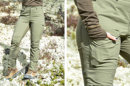 SOMMERTUREN: Fjällräven Abisko Hybrid Trail Trousers er en lett og funksjonell turbukse som også passer godt til jakt på varme dager. Foto: Linda Døsen Stubsveen SOMMERTUREN: Fjällräven Abisko Hybrid Trail Trousers er en lett og funksjonell turbukse som også passer godt til jakt på varme dager. Foto: Linda Døsen Stubsveen
