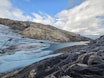 SMELTEVANN: Folgefonna slik det ser ut nå. Foto: Åsmund Bakke Folgefonna skisenter 2025