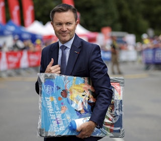 REAGERER: UCI og sykkelpresident David Lappartient. Foto: Cor Vos REAGERER: UCI og sykkelpresident David Lappartient. Foto: Cor Vos