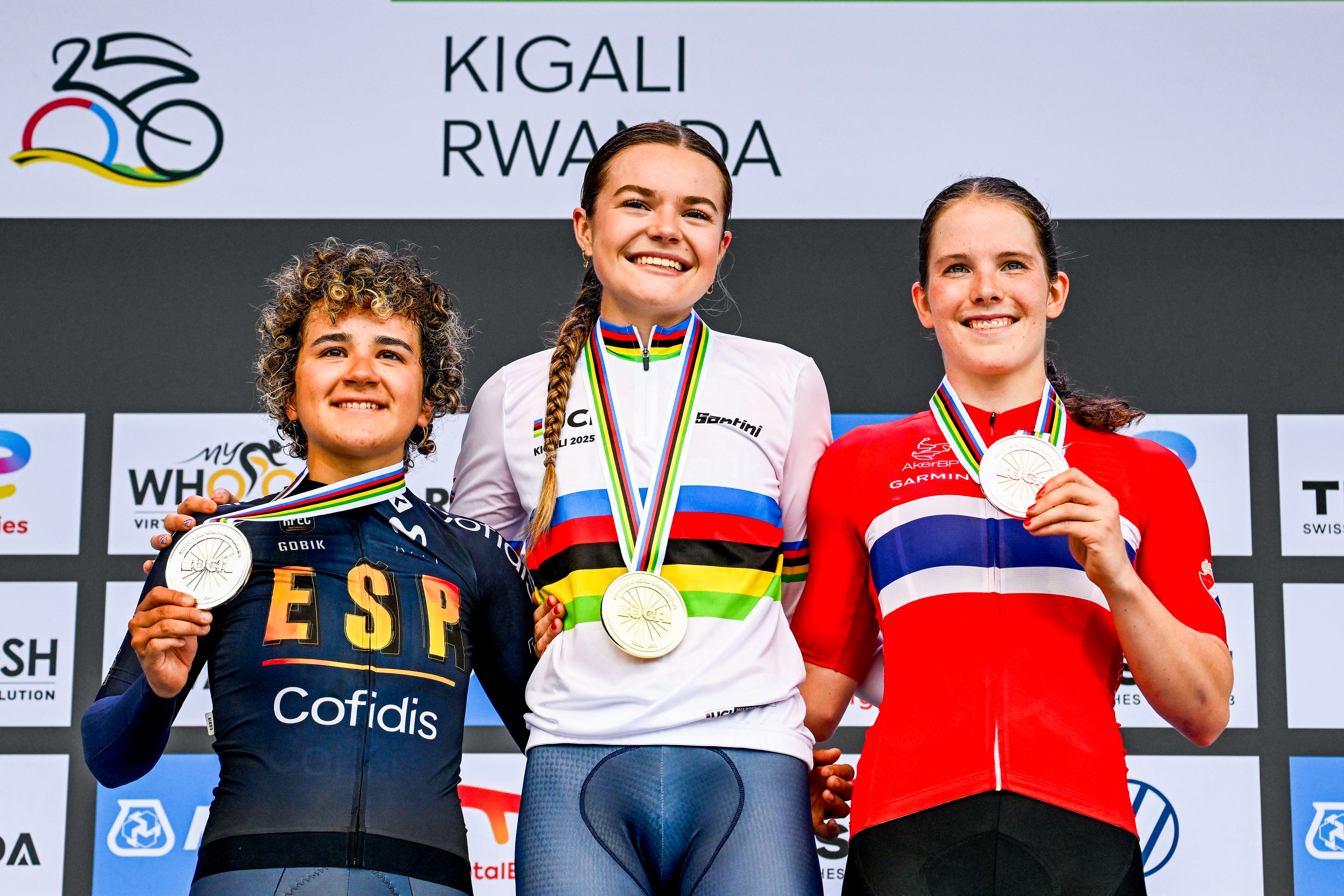 HISTORISK: Oda Aune Gissinger sikret Norges aller første VM-medalje på tempo i junior kvinner. Foto: Cor Vos