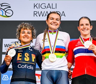 HISTORISK: Oda Aune Gissinger sikret Norges aller første VM-medalje på tempo i junior kvinner. Foto: Cor Vos HISTORISK: Oda Aune Gissinger sikret Norges aller første VM-medalje på tempo i junior kvinner. Foto: Cor Vos