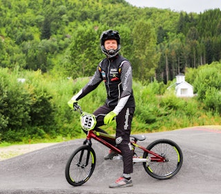 BMX-STJERNE: Sebastian Aslaksrud er profesjonell BMX-utøver, og satser hardt på å bli best. Foto: Marit Ebeltoft BMX-STJERNE: Sebastian Aslaksrud er profesjonell BMX-utøver, og satser hardt på å bli best. Foto: Marit Ebeltoft