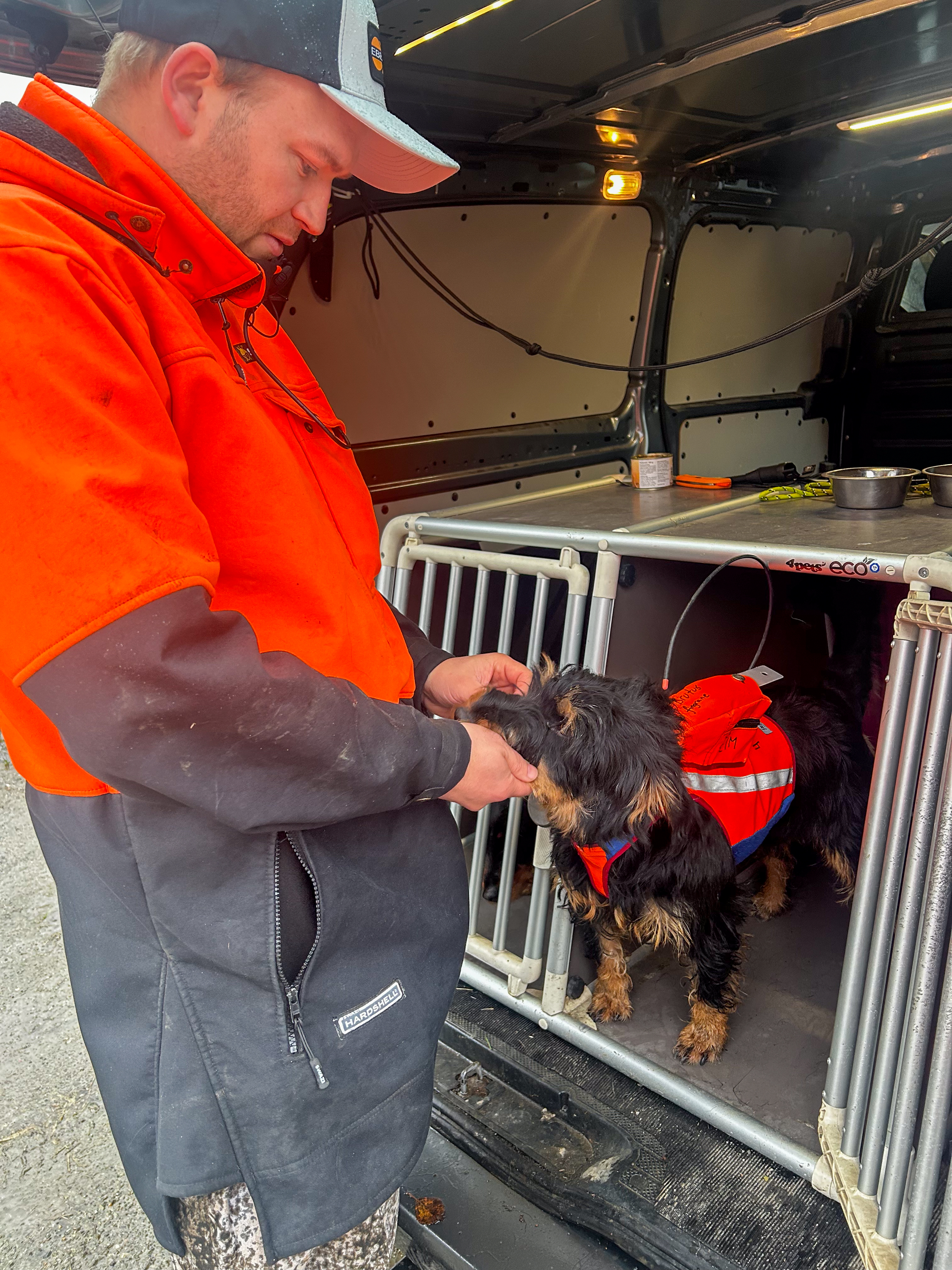 Brede Seim og hans tyske jaktterrier Brutus