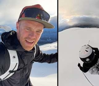 SESONGSTART: – Fagerfjell leverte overraskende gode forhold for sesongens første tur. Skiføre fra 200 meter og rundt 40 centimeter nysnø, forteller Martin «Fjellfanten» Andersen SESONGSTART: – Fagerfjell leverte overraskende gode forhold for sesongens første tur. Skiføre fra 200 meter og rundt 40 centimeter nysnø, forteller Martin «Fjellfanten» Andersen