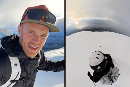 SESONGSTART: – Fagerfjell leverte overraskende gode forhold for sesongens første tur. Skiføre fra 200 meter og rundt 40 centimeter nysnø, forteller Martin «Fjellfanten» Andersen SESONGSTART: – Fagerfjell leverte overraskende gode forhold for sesongens første tur. Skiføre fra 200 meter og rundt 40 centimeter nysnø, forteller Martin «Fjellfanten» Andersen