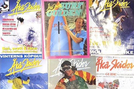 HISTORISK: Åka Skidor er verdens lengstlevende skimagasin, med over 50 år på baken.Nå etterlyser de gamle utgaver av bladene for digitalisering. Foto Åka Skidor HISTORISK: Åka Skidor er verdens lengstlevende skimagasin, med over 50 år på baken.Nå etterlyser de gamle utgaver av bladene for digitalisering. Foto Åka Skidor