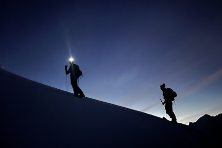 KVELDSLYS: Hodelykt pluss pudder er alltid en bra kombo. Foto: Privat KVELDSLYS: Hodelykt pluss pudder er alltid en bra kombo. Foto: Privat