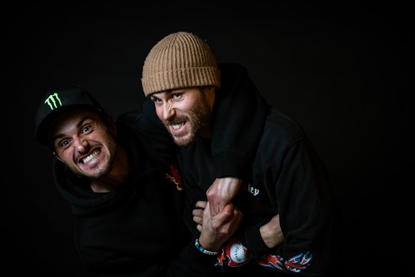 BUDDIES: Ståle Sandbech og Torgeir Bergrem har fulgt hverandre fra landslag og OL til pudder og frikjøring. Foto: Christian Nerdrum BUDDIES: Ståle Sandbech og Torgeir Bergrem har fulgt hverandre fra landslag og OL til pudder og frikjøring. Foto: Christian Nerdrum