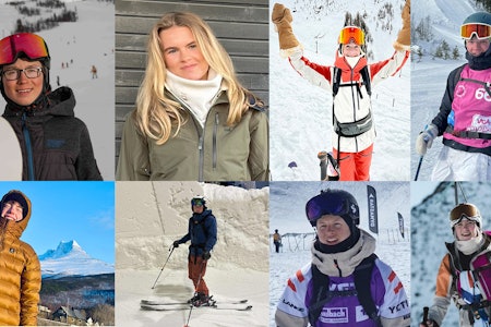 TOPP ÅTTE: Norge stiller med rekordmange utøvere til junior-VM i Kappl i januar. norske deltakere i junior-vm i frikjøring