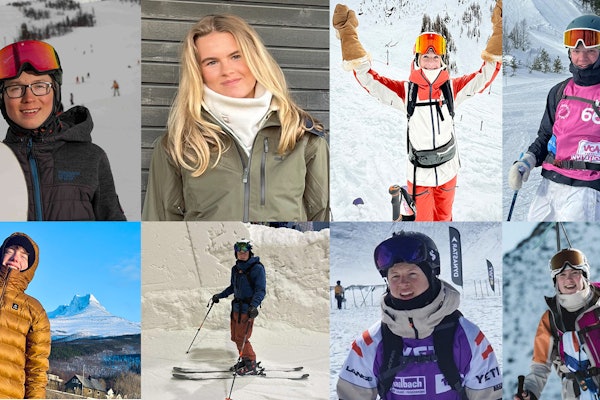 TOPP ÅTTE: Norge stiller med rekordmange utøvere til junior-VM i Kappl i januar. norske deltakere i junior-vm i frikjøring