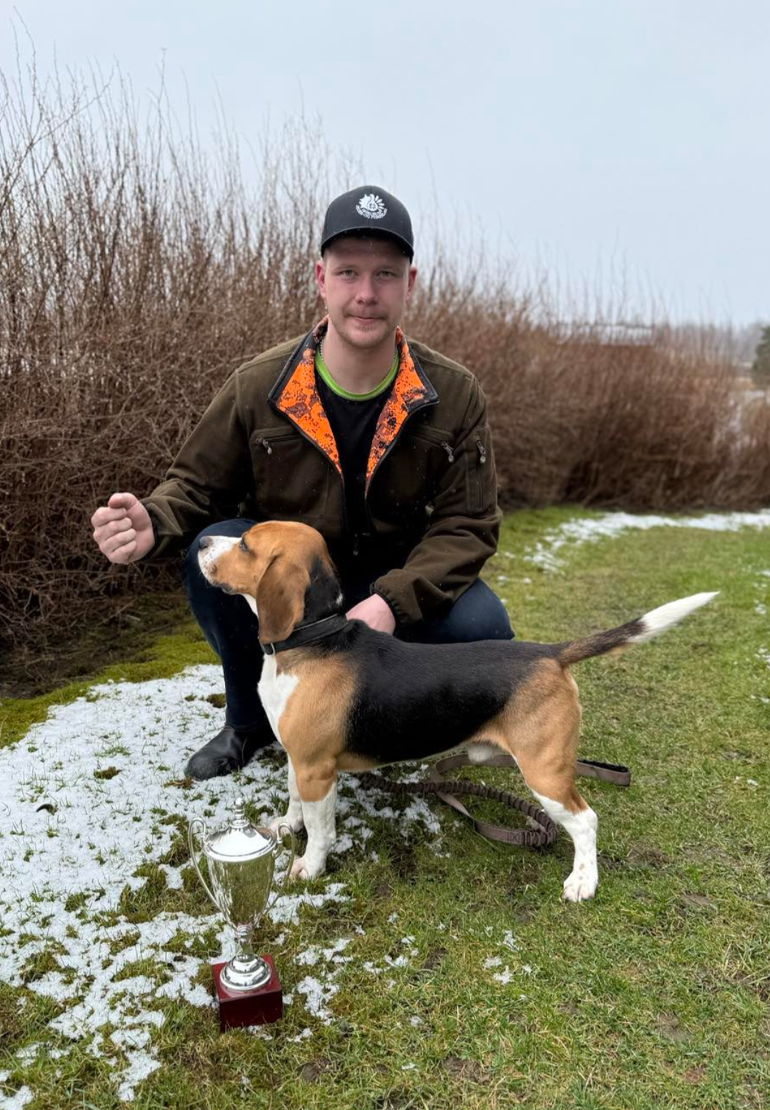 Tomas Welve og beaglen Børre