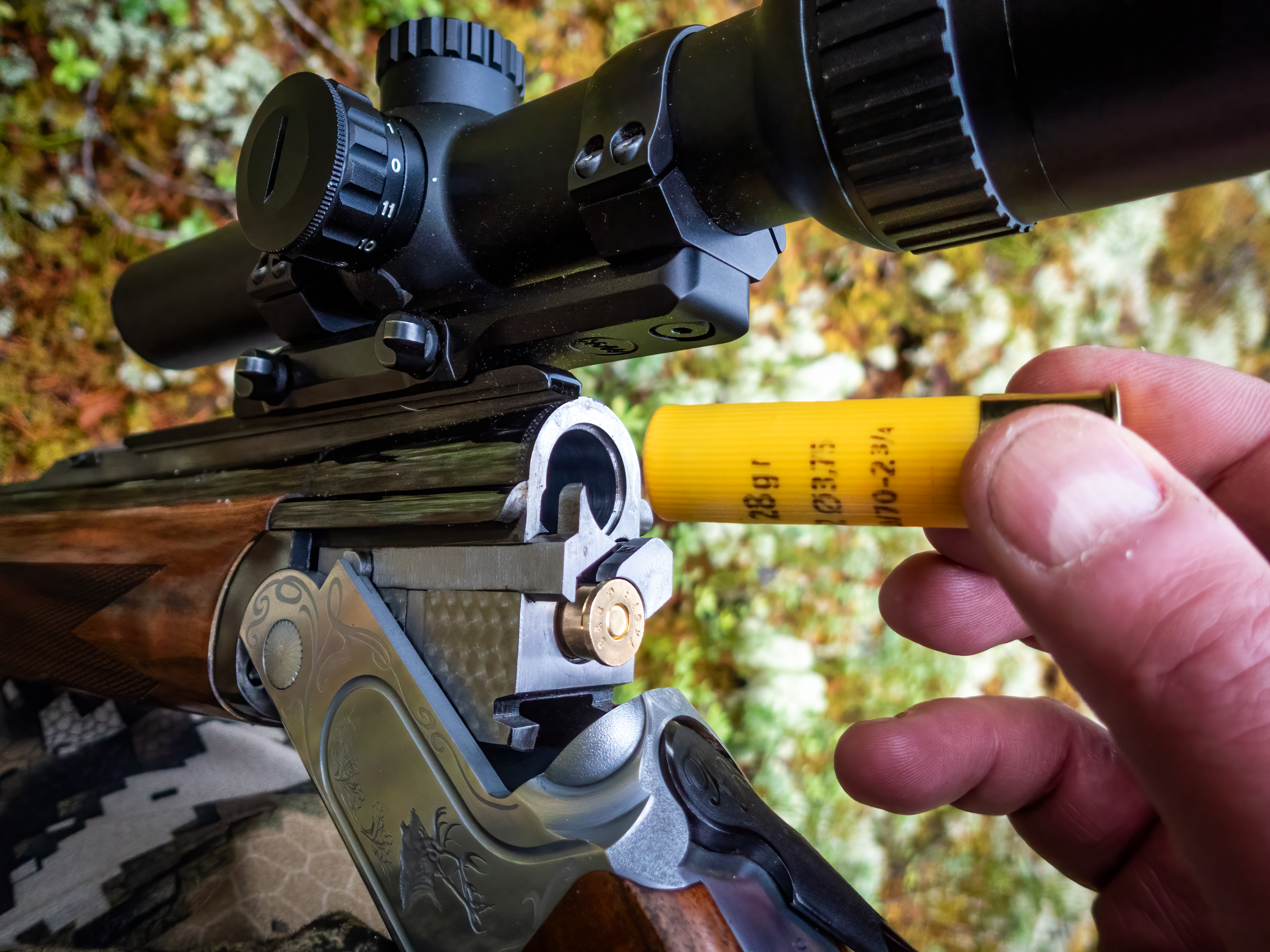 kombinasjonsvåpen med ammunisjon