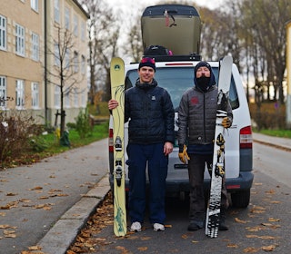 NY POD: Henning Reinton (t.h.) og Robert Robertsen (t.v.) er programleder og fast gjest i Fri Flyts nye ukentlige podkast. Foto: Sigurd E. Grimsby NY POD: Henning Reinton (t.h.) og Robert Robertsen (t.v.) er programleder og fast gjest i Fri Flyts nye ukentlige podkast. Foto: Sigurd E. Grimsby
