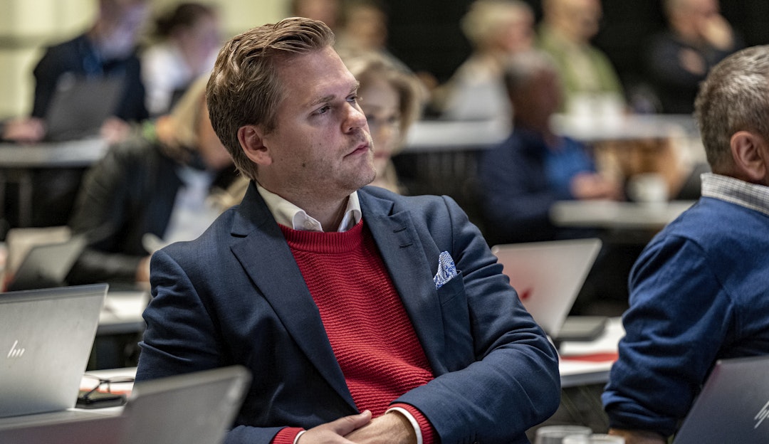 STILLER SPØRSMÅL: Stortingsrepresentant Kristoffer Sivertsen (FrP) stiller spørsmål ved politiets inndragning av våpenlisensen. Foto: Carina Johansen/NTB stortingsrepresentant kristoffer sivertsen
