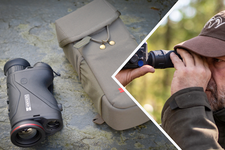 TERMISKE KIKKERTER: Vi har testet en rekke termiske kikkerter, og teknologien blir stadig bedre. Foto: Egil Danielsen/Åsgeir Størdal termiske kikkerter test