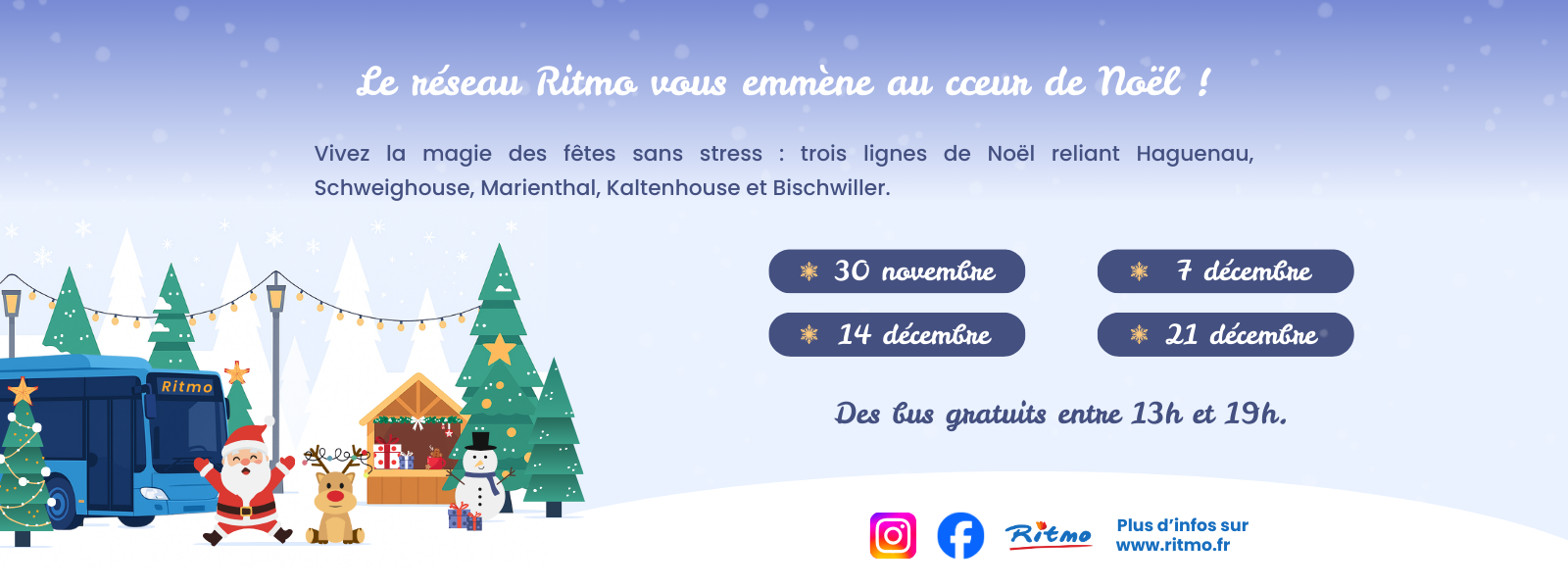 Navettes de Noël RITMO