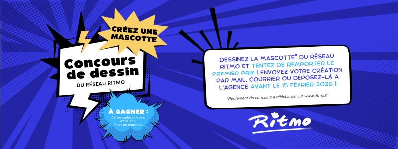 bannière mascotte ritmo