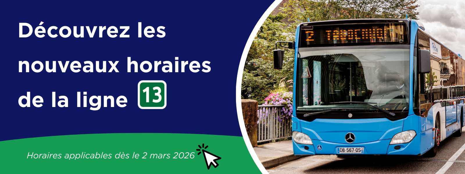 Découvrez les nouveaux horaires de la ligne 13