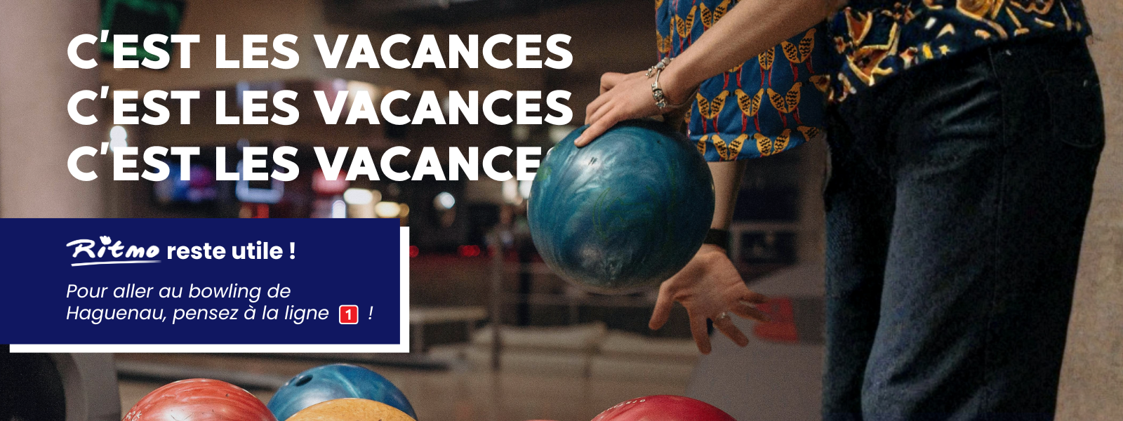 Pour aller au bowling de Haguenau, pensez à la ligne 1 !