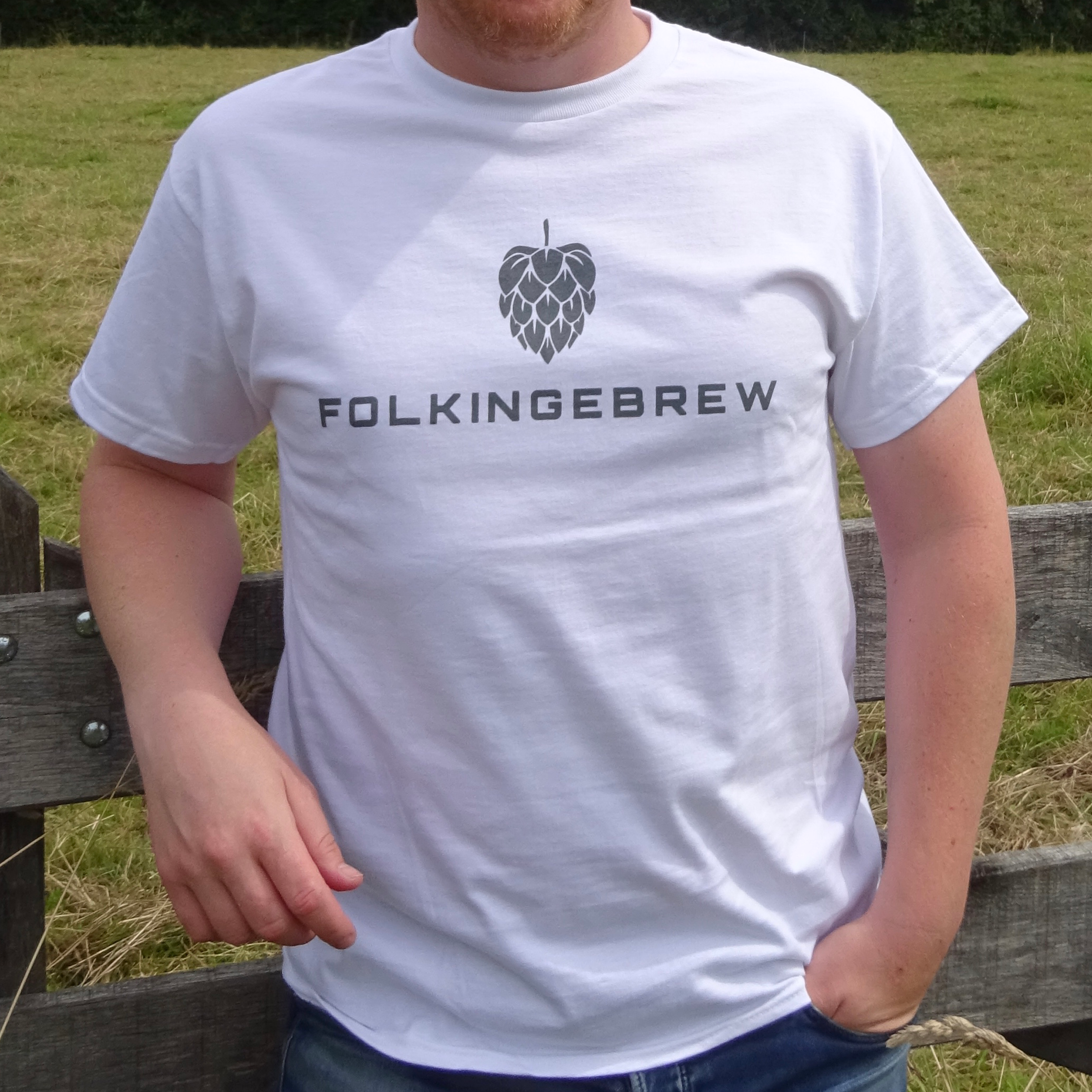 Folkingebrew T-shirt White