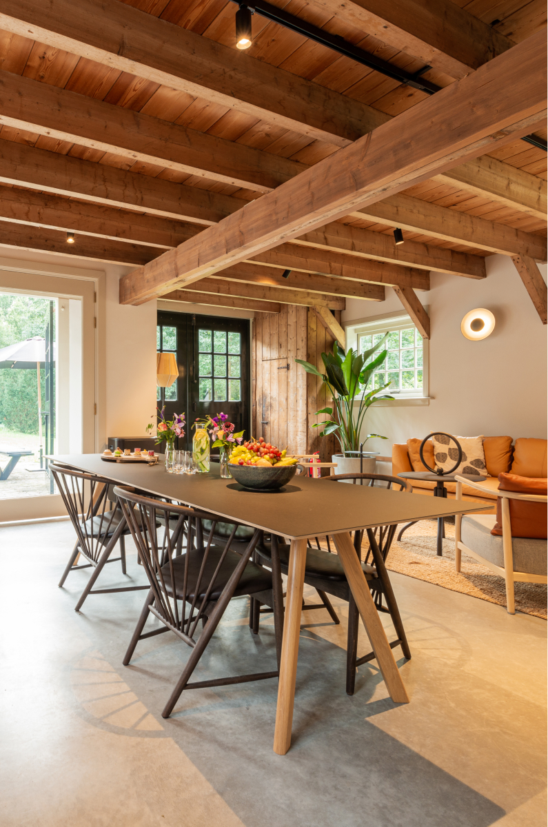 Woonkamersetting van het Koetshuis