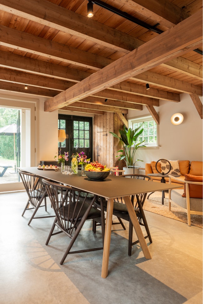 Woonkamersetting van het Koetshuis