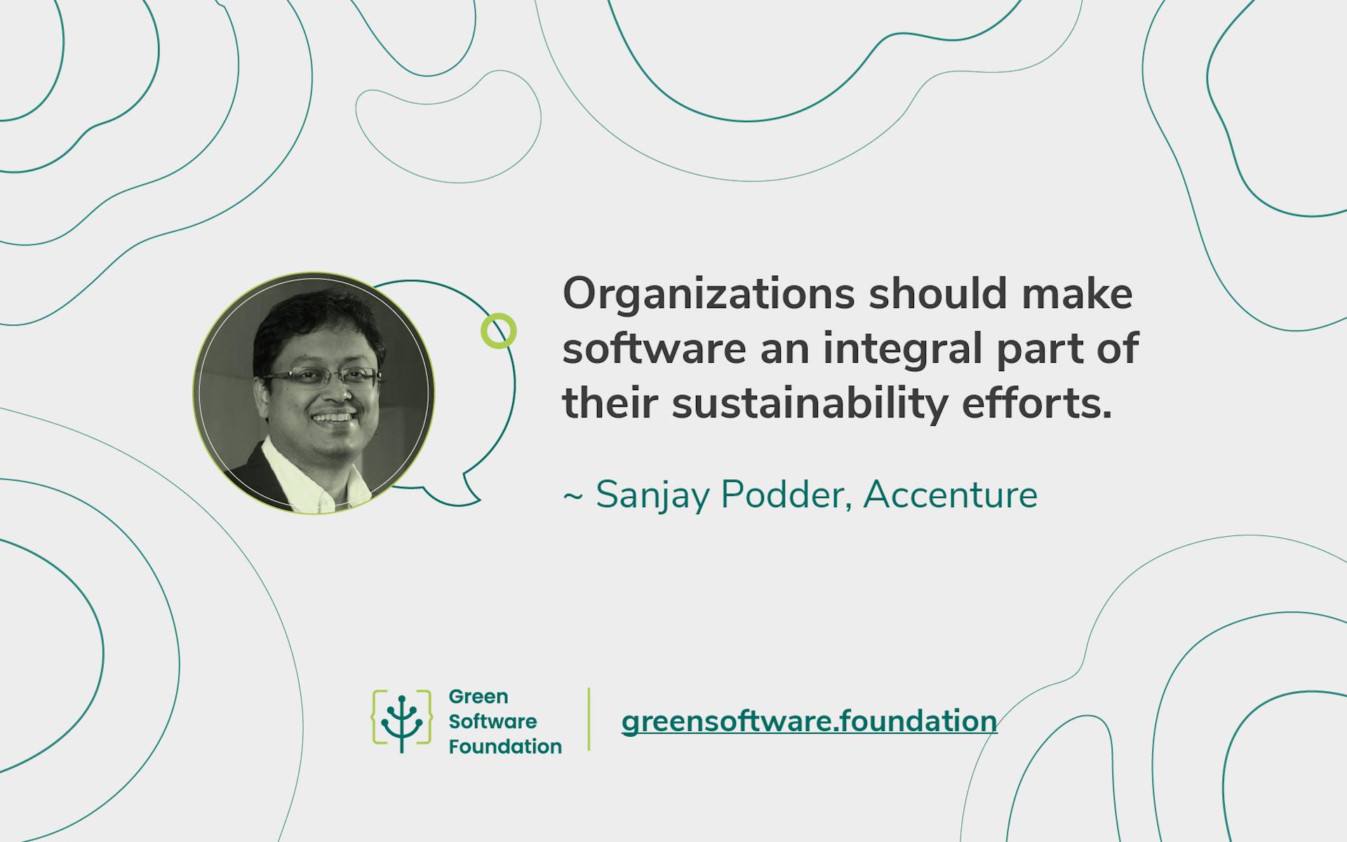 Meet a Steering Committee Member: Sanjay Podder of Accenture