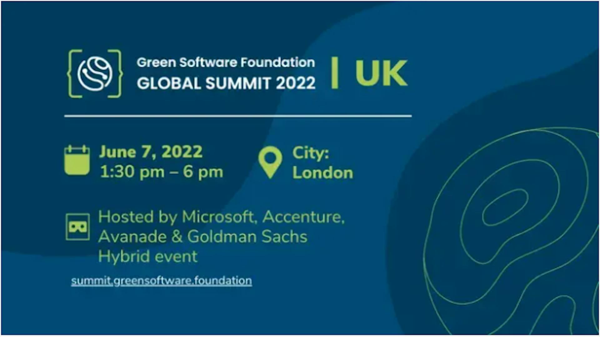 GSF Global Summit London hosted by Microsoft, Accenture, Avanade & Goldman Sachs