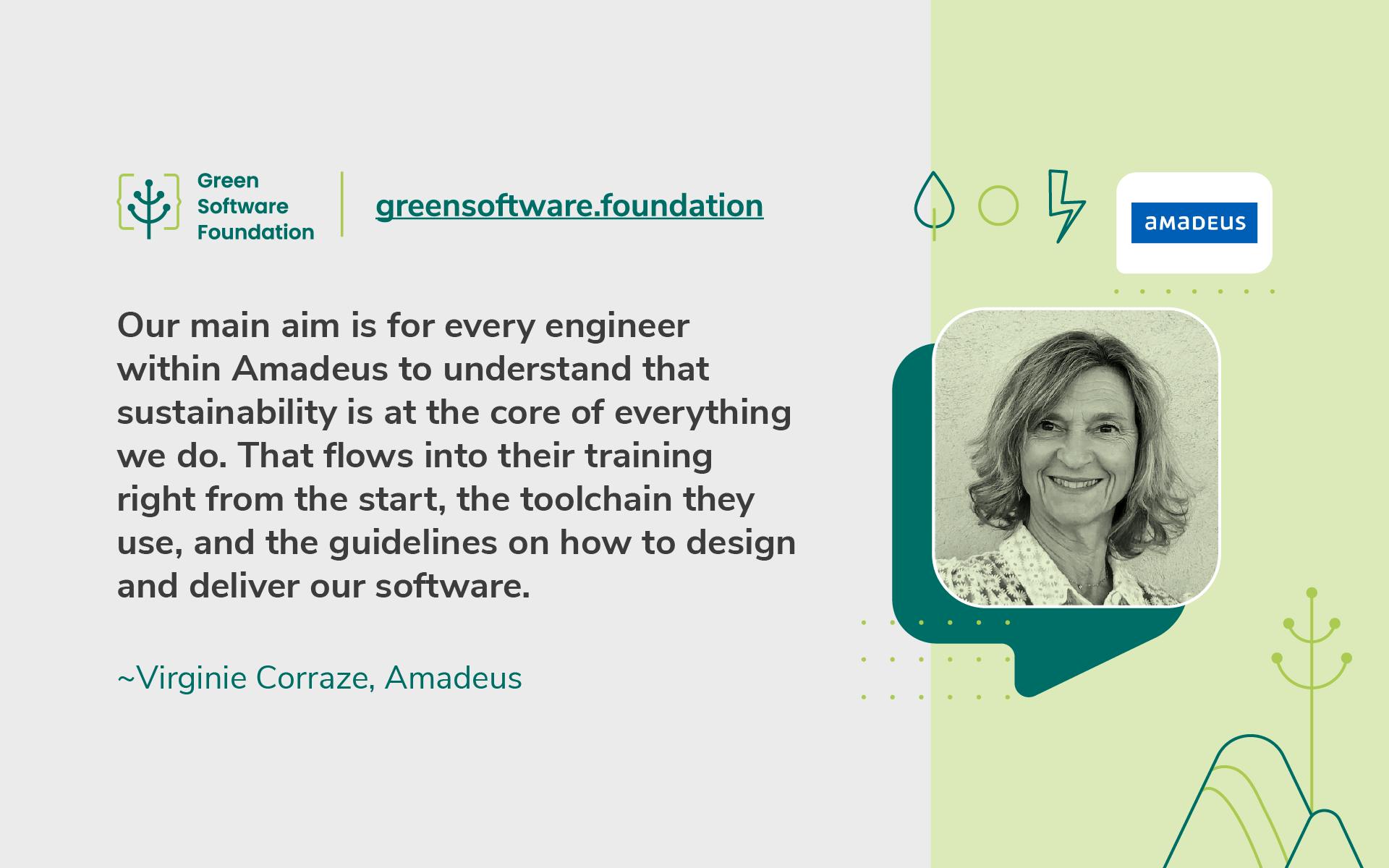 Meet Virginie Corraze, Associate Director, Engineering Quality & Sustainability, Amadeus