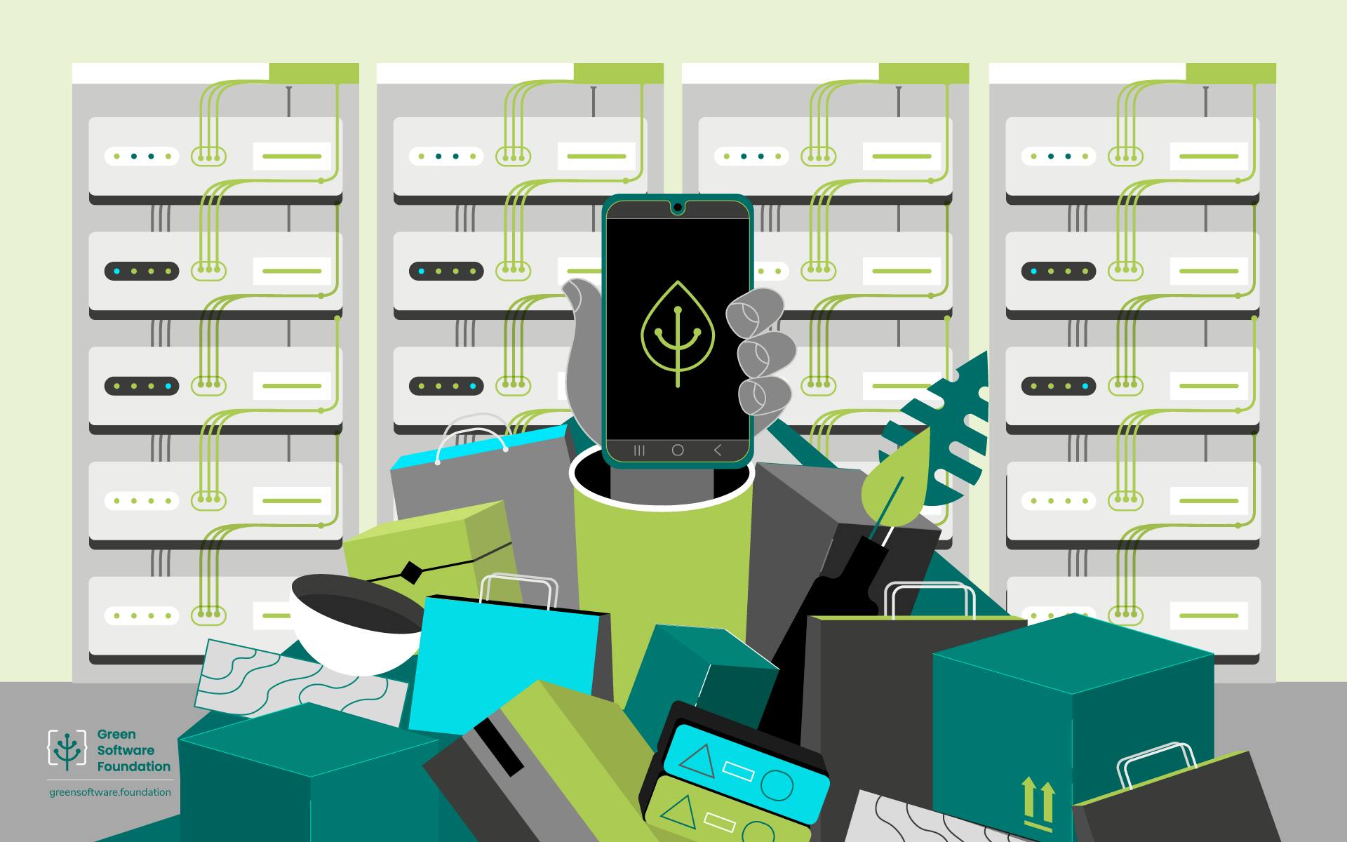 Measuring the Energy Consumption of an on premise ecommerce application