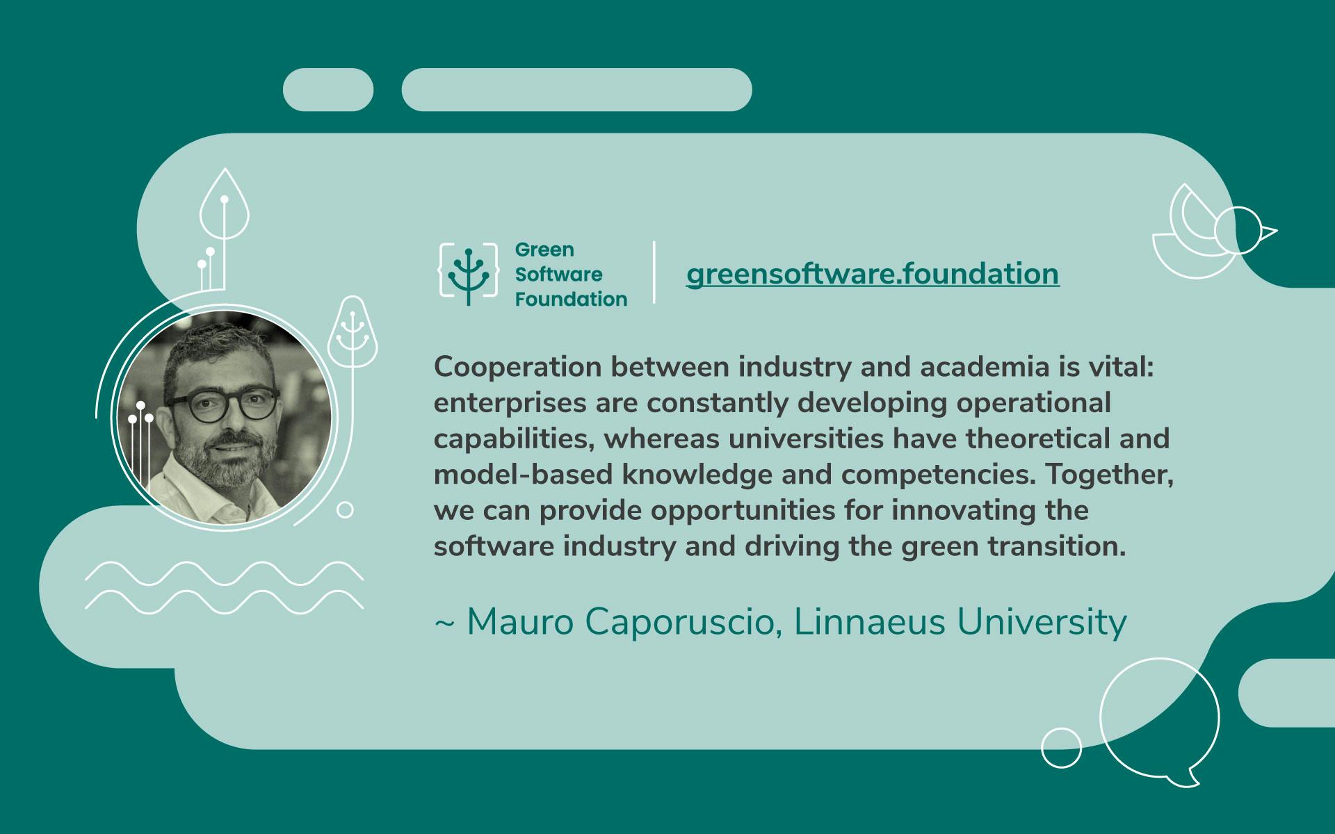 Sustainability as a Primary Integrated Requirement for Software - Meet Mauro Caporuscio, Professor of Computer Science at Linnaeus University