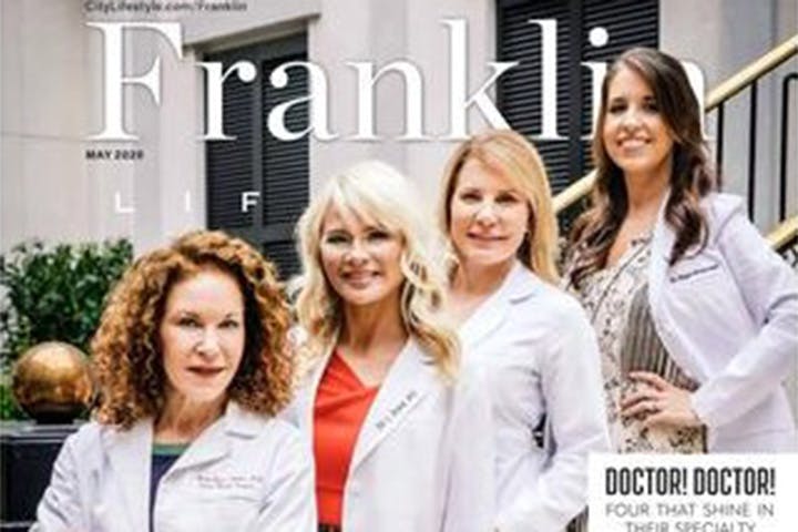 Franklin Magazine: May 2020 Cover featuring Dr. Marylynn Moran article media