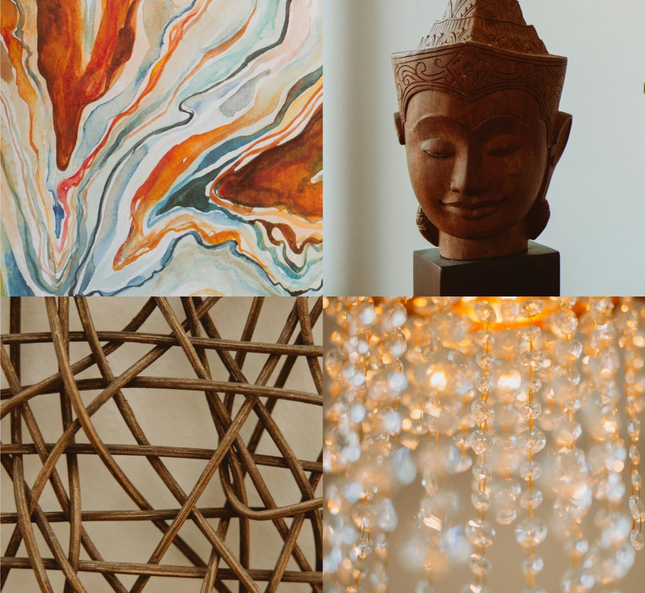 Beautiful art pieces found in Dr. Moran's Practice