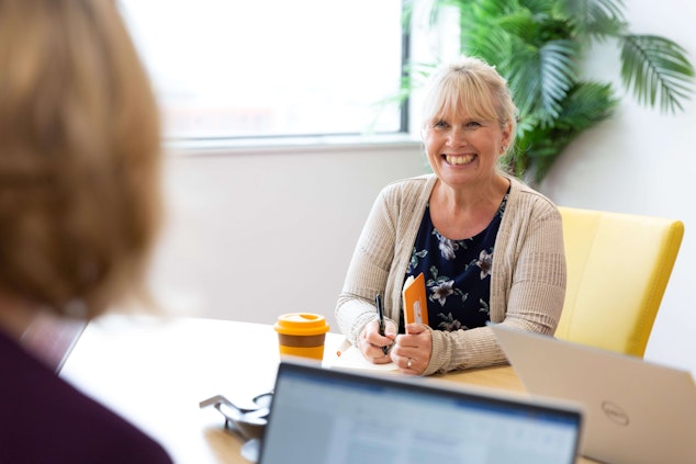 Account Manager in meeting