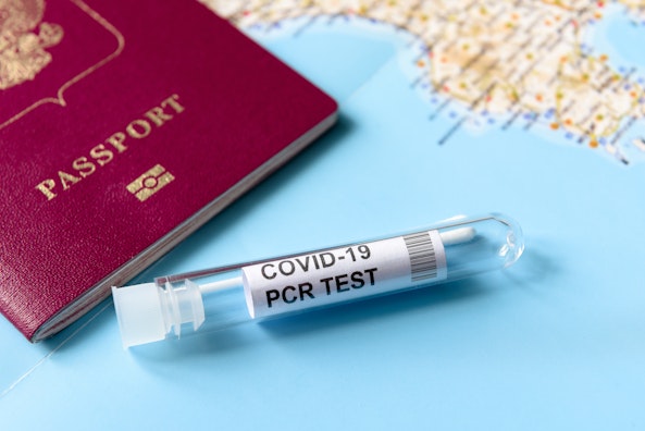 Passport and Covid PCR test
