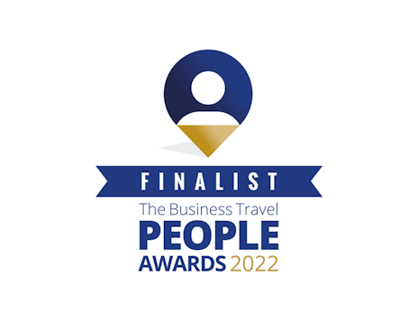 Logo for the Business Travel People Awards 2022 finalists