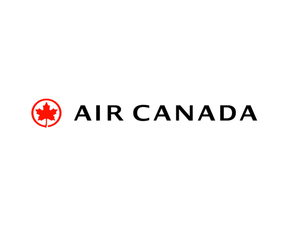 The logo for Air Canada