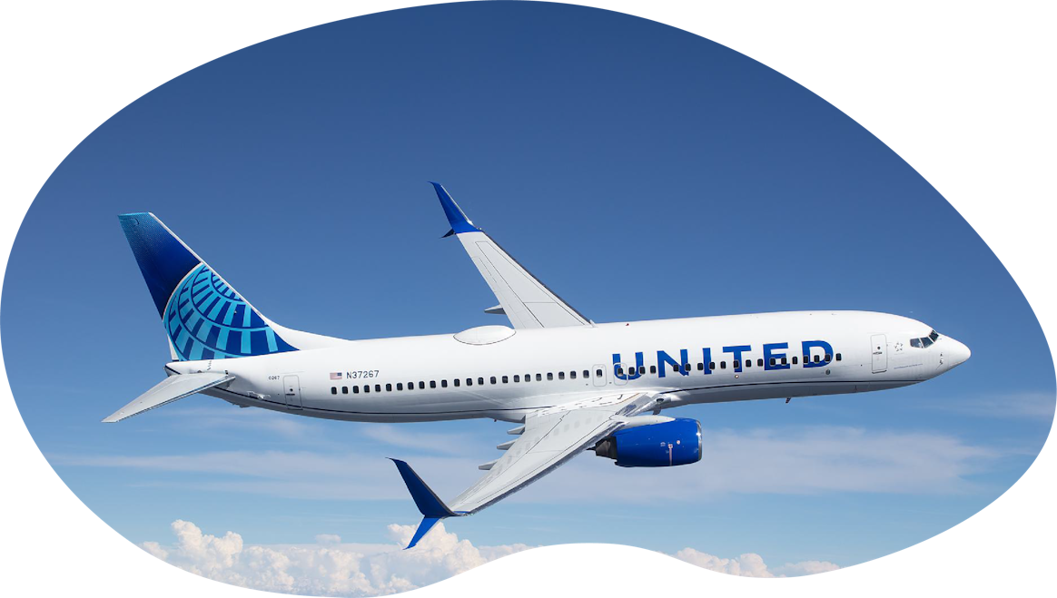 A United Airlines plane