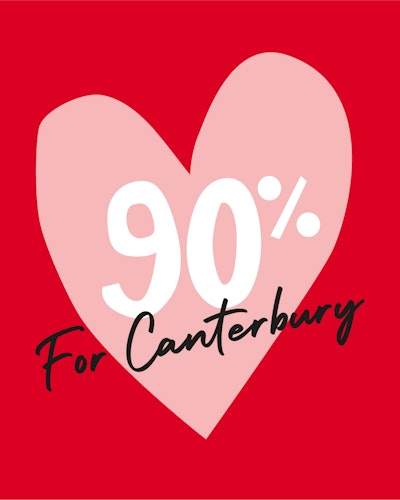 90% For Canterbury Heart
