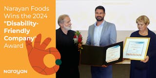 Narayan Foods Wins the 2024 "Disability-Friendly Company" Award
