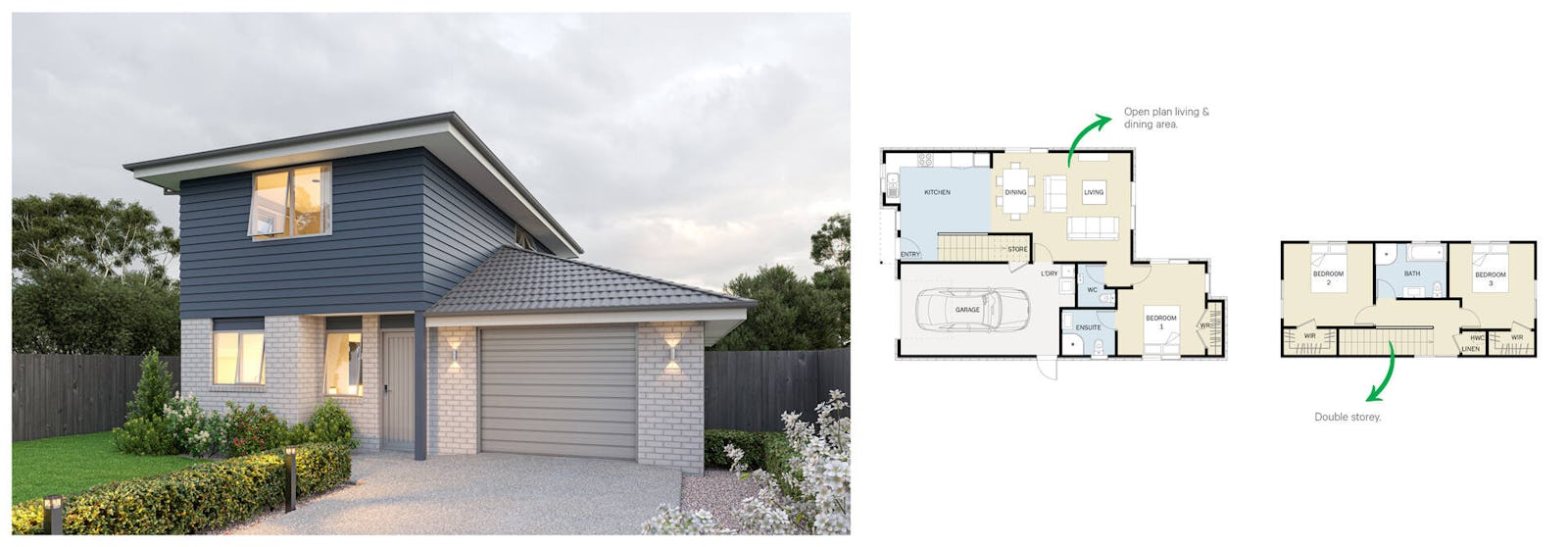 family home, family house plan
