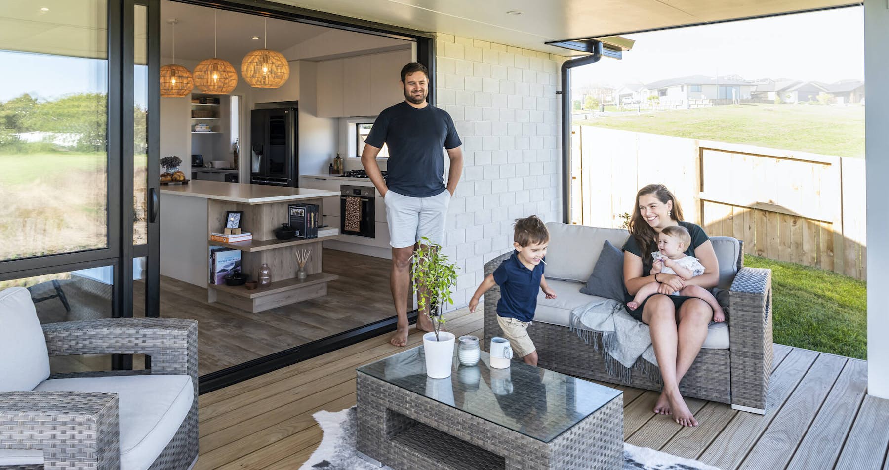 How this family expertly built their stylish first home with resale in mind