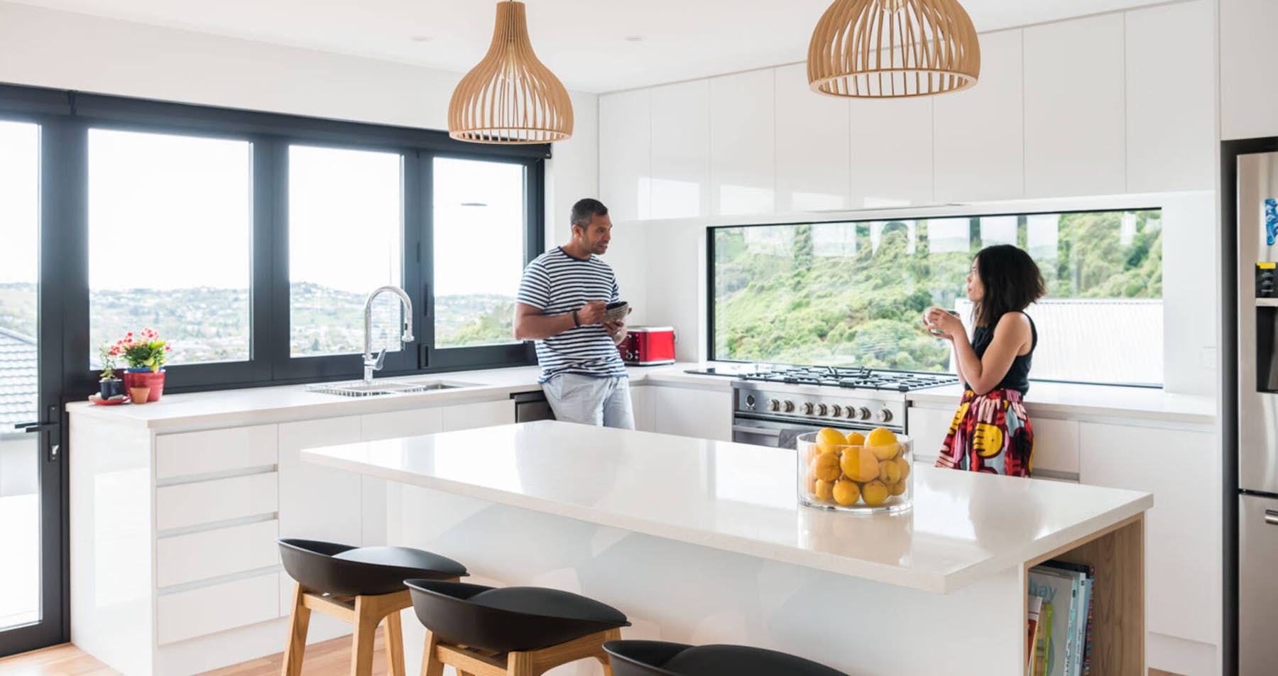 How these first-home owners created a contemporary family haven