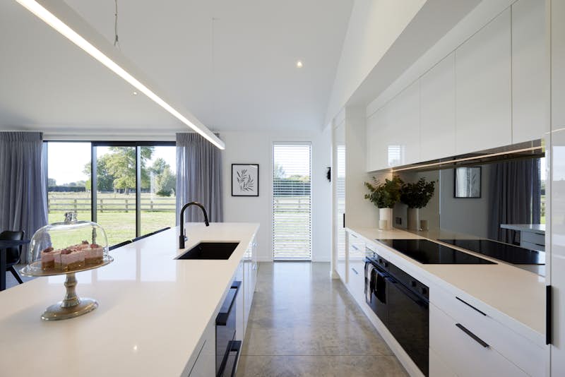 modern kitchen, design and build, lifestyle build, new home build