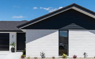 White brick exterior