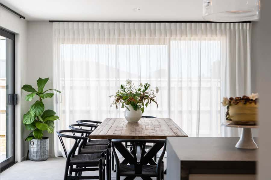 Open plan dining room