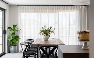 Open plan dining room